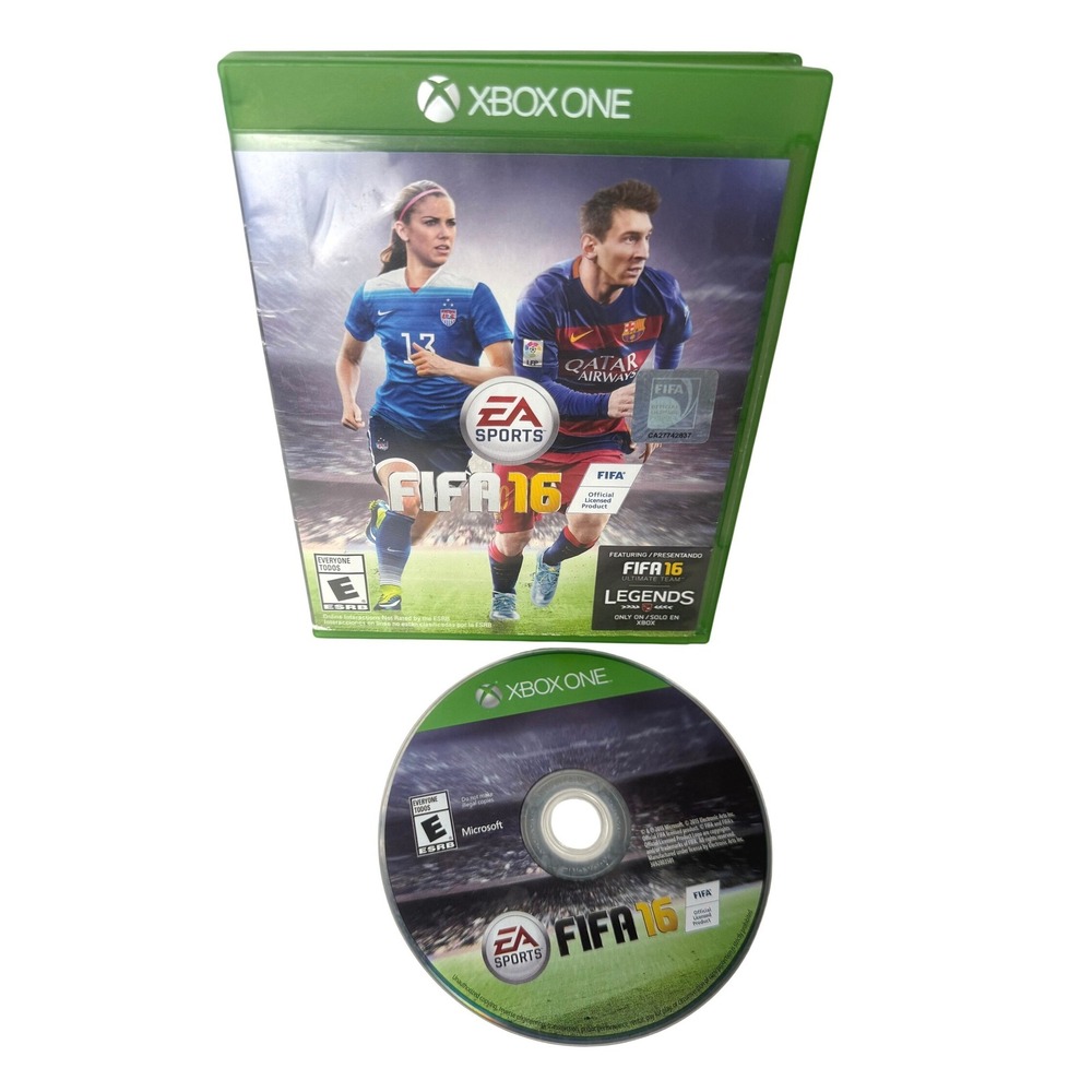 FIFA 16 EA Sports Xbox One Video Game Messi Alex Morgan Soccer